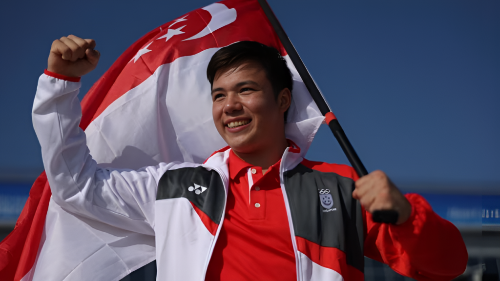 Singaporean kitesurfer