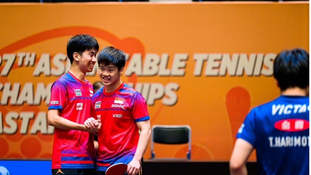 Koen Pang & Izaac Quek Win Silver at Asian Table Tennis Champs